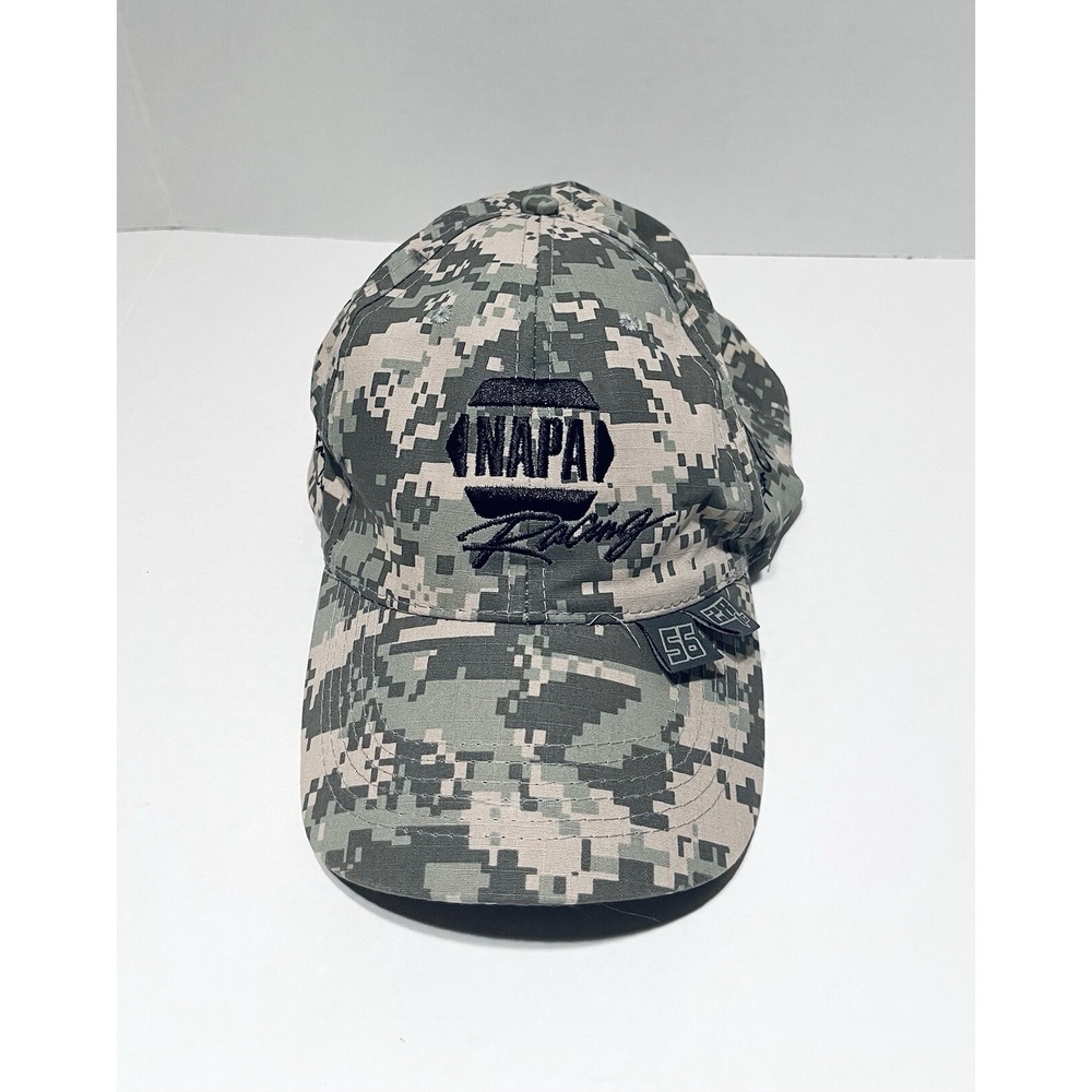 Napa Men's Auto Racing Camouflage 56/28 Hat/Cap‎ Adjustable One Size Fits
